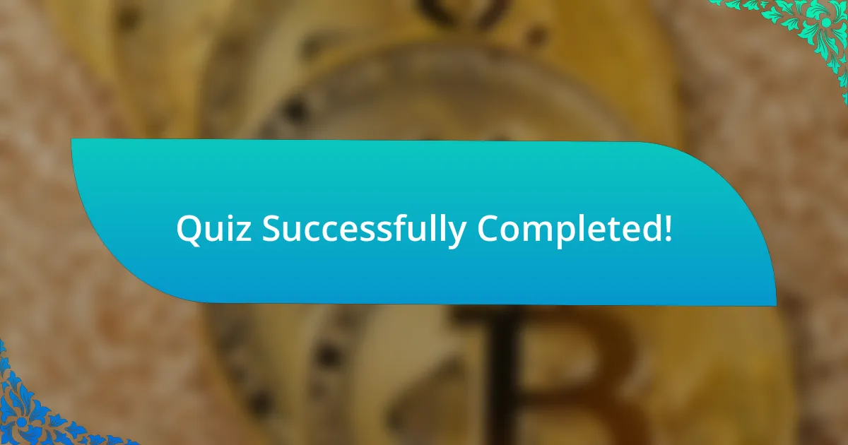 Quiz Successfully Completed!