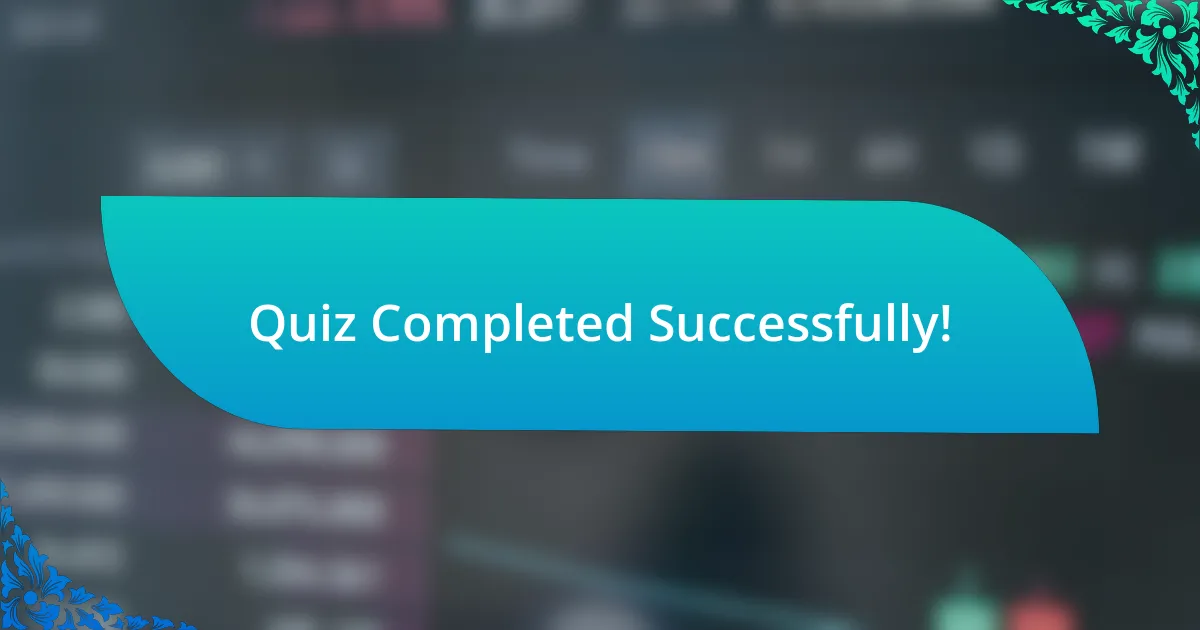 Quiz Completed Successfully!