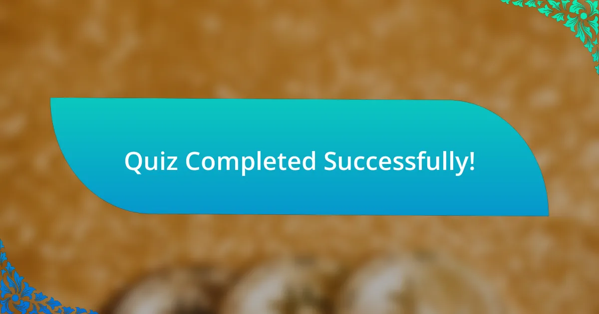 Quiz Completed Successfully!