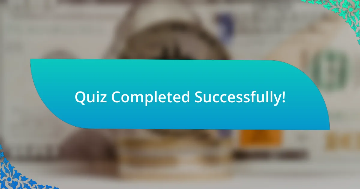 Quiz Completed Successfully!