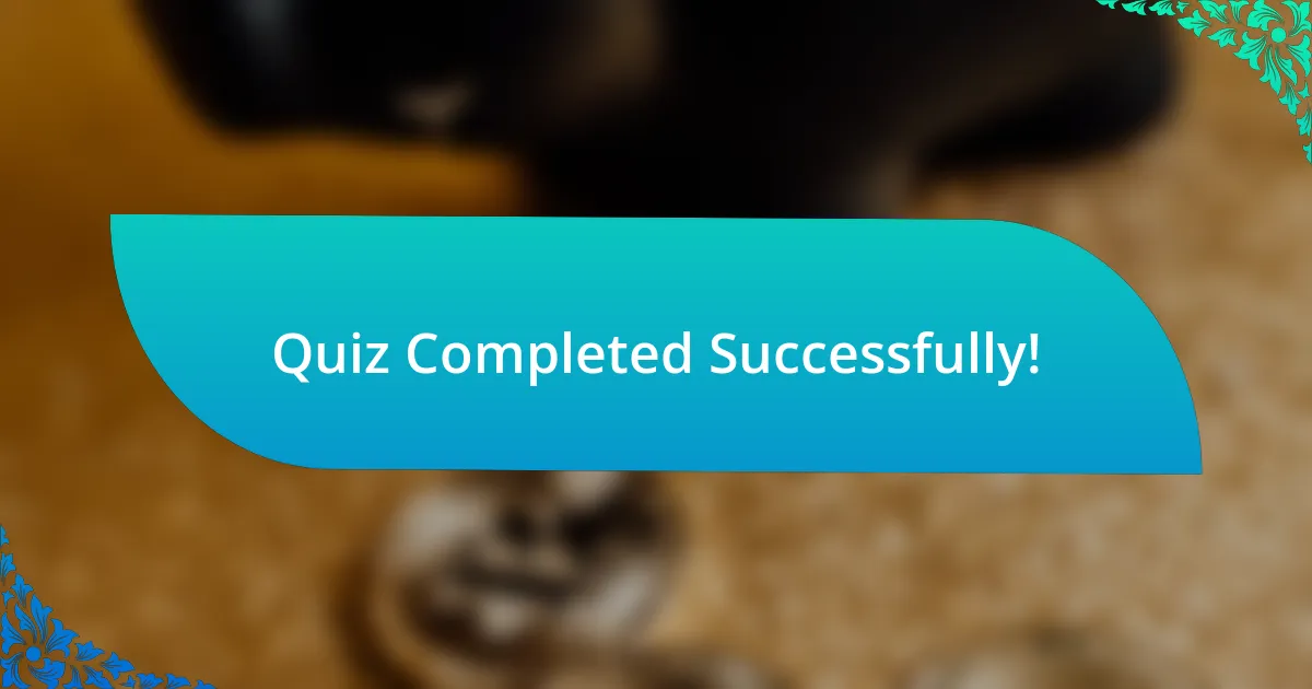 Quiz Completed Successfully!