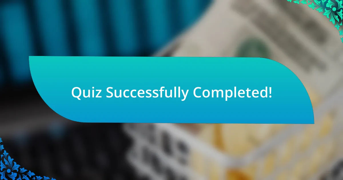 Quiz Successfully Completed!