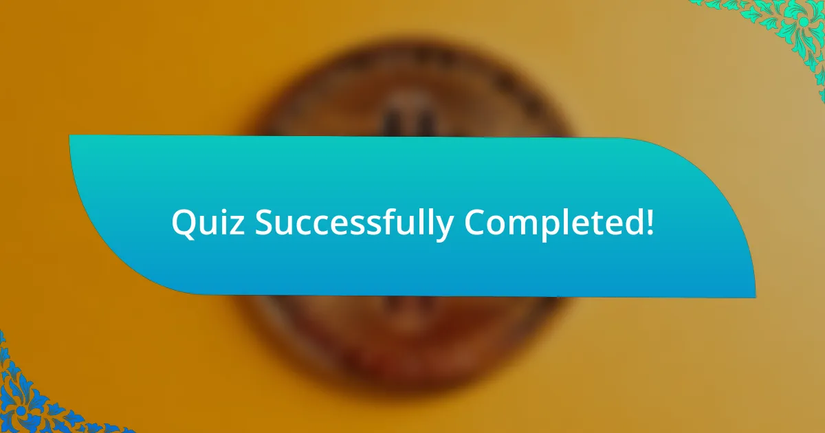 Quiz Successfully Completed!