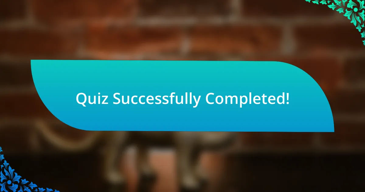 Quiz Successfully Completed!