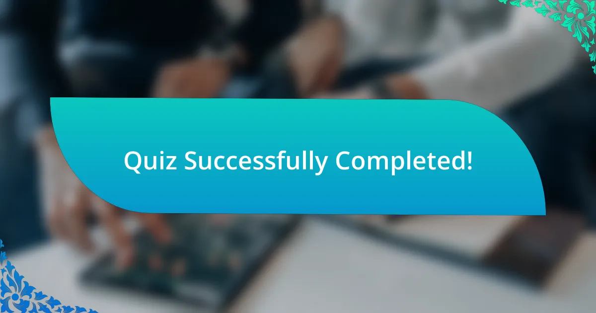 Quiz Successfully Completed!