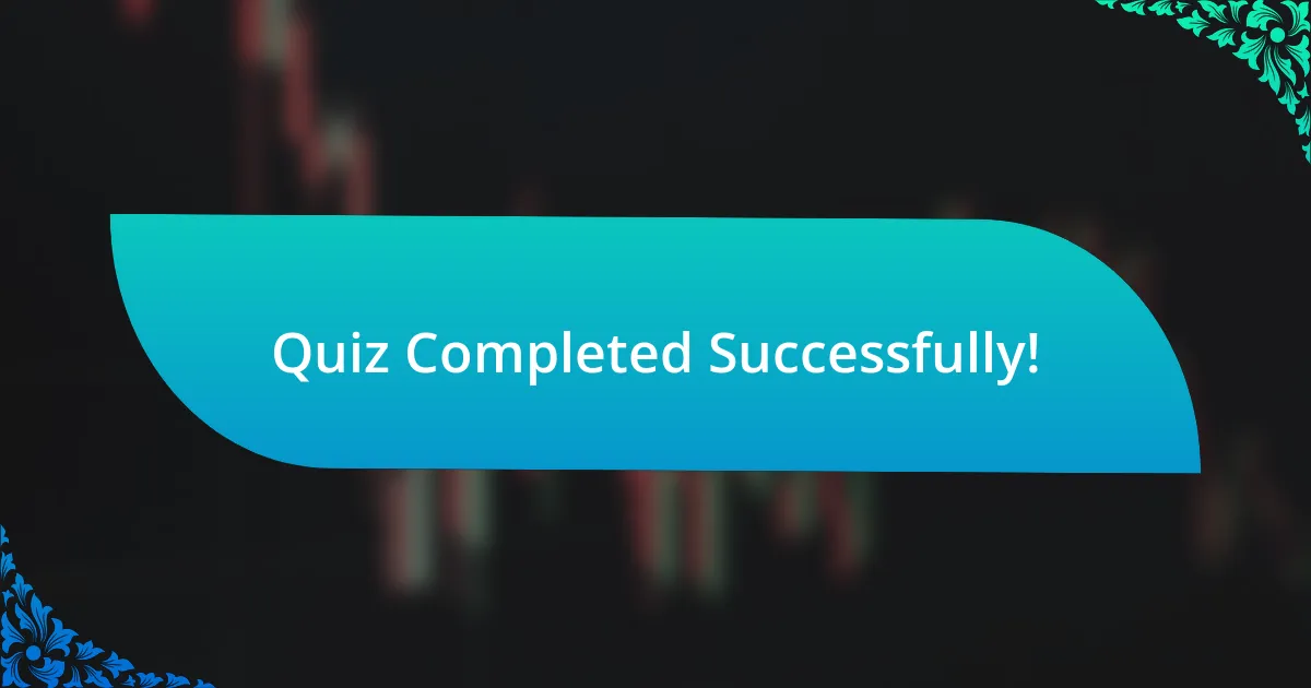 Quiz Completed Successfully!