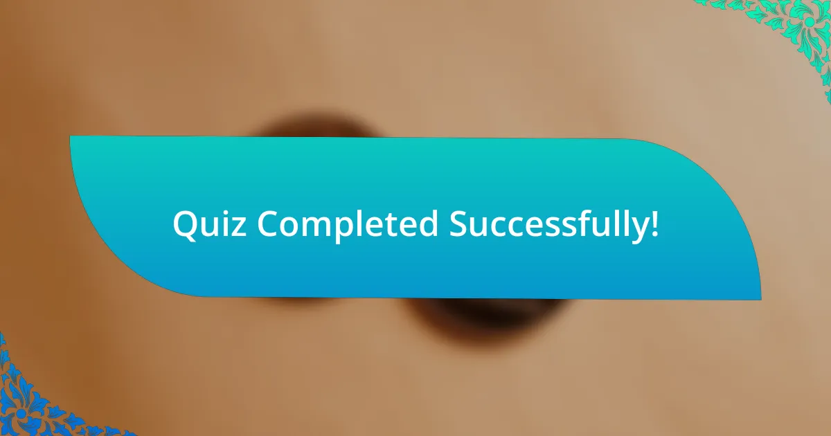 Quiz Completed Successfully!